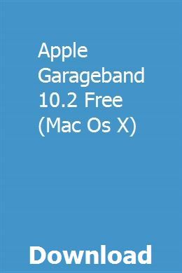 Old garageband download for mac